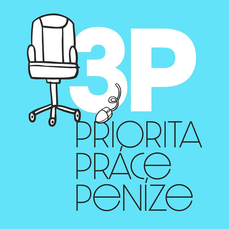 Podcast banner: Priorita | Práce | Peníze