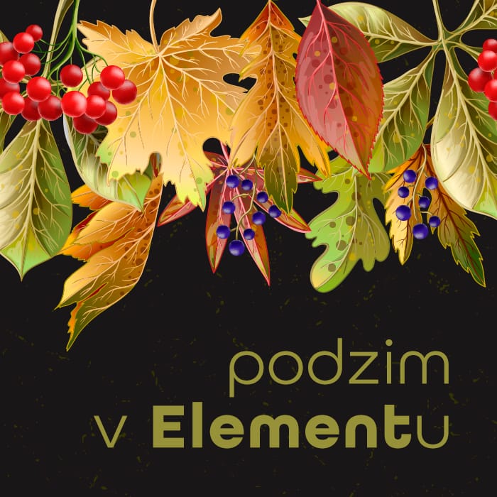 Podcast banner: Podzim v Elementu